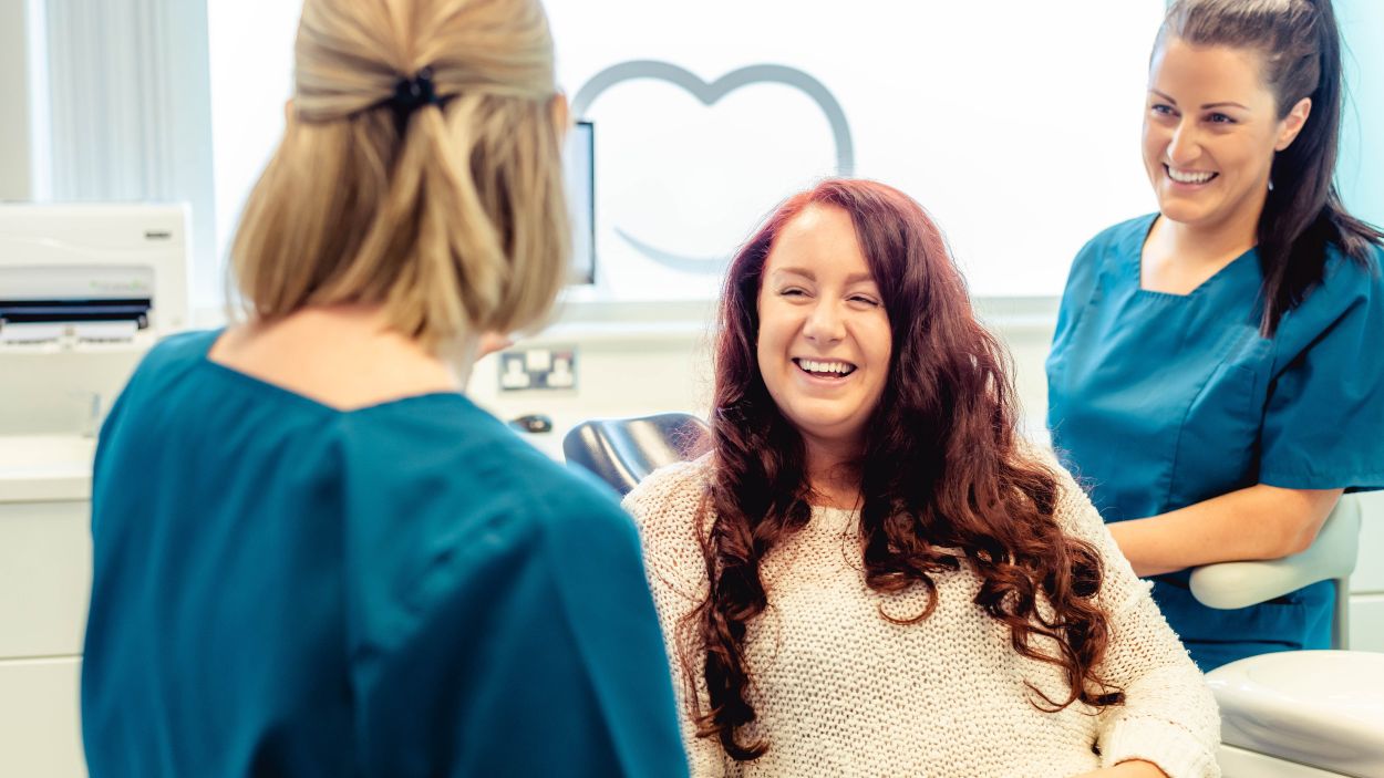 Patient receiving lip enhancement at Kingswood Parks Dental Clinic Skin Clinic Hull