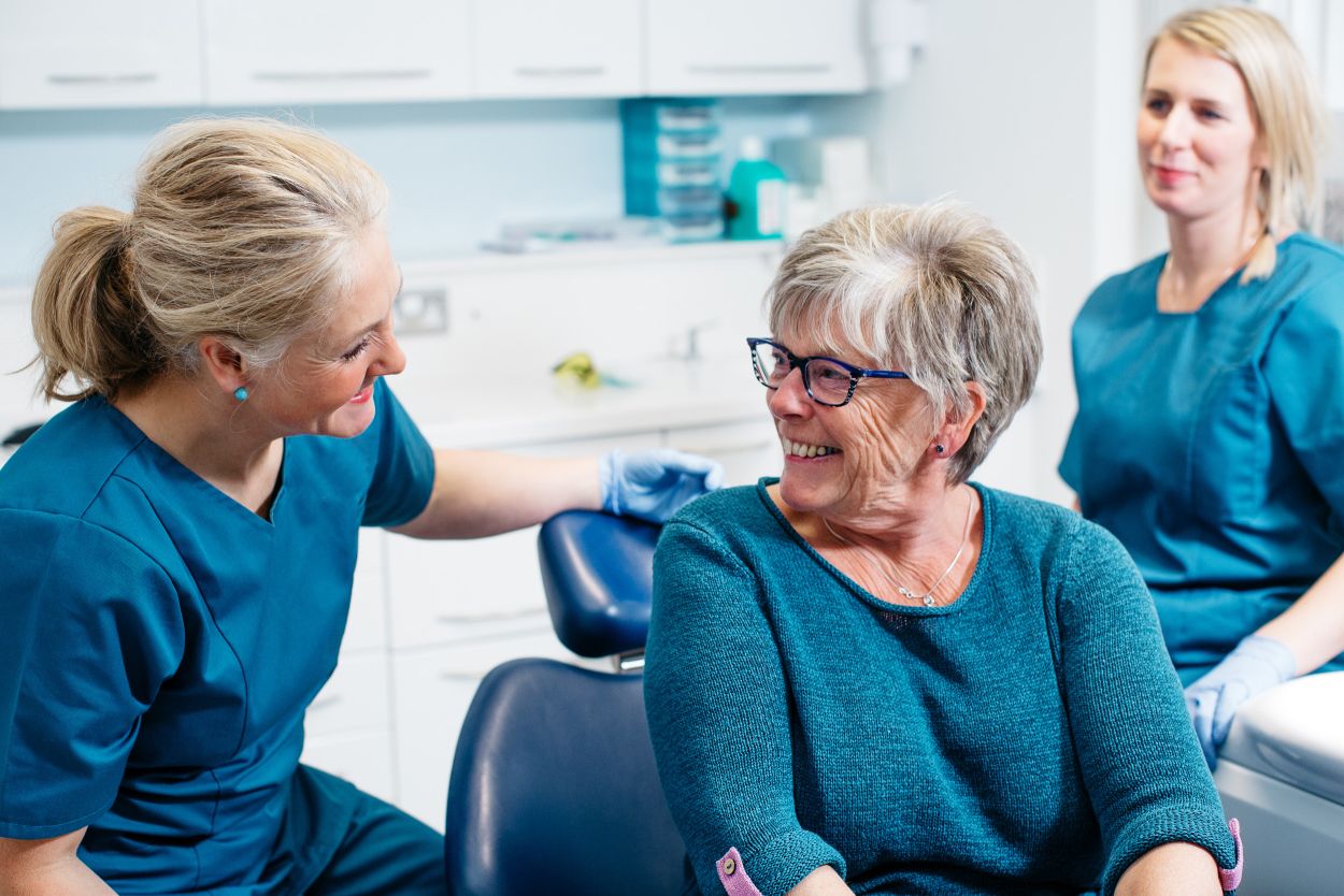 Clinician at Kingswood Parks Dental Clinic Skin Clinic Hull providing hyperhidrosis treatment
